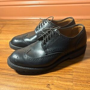 Allen Edmonds Black Wingtip Brogue Dress Shoes Men’s 10.5 Wide